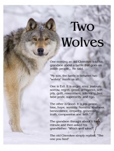 Two Wolves within