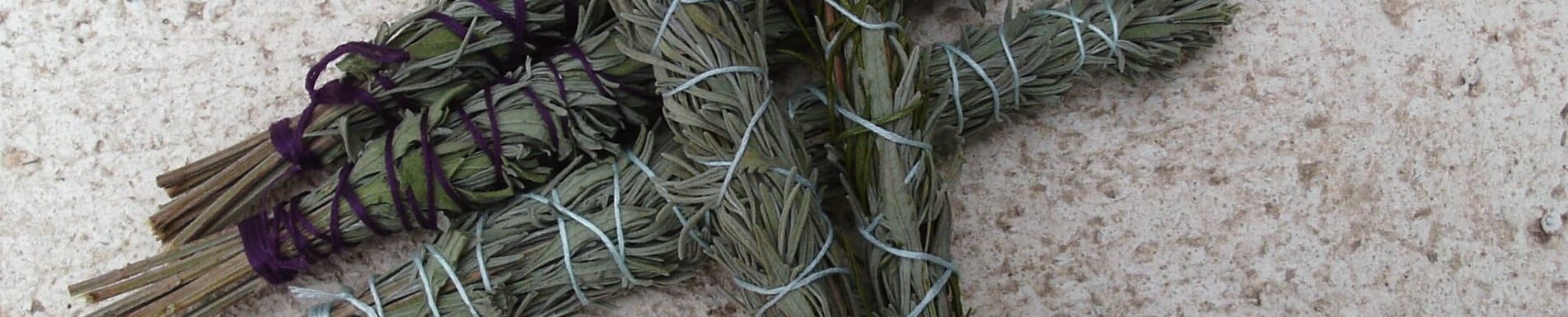 Home made Smudge sticks